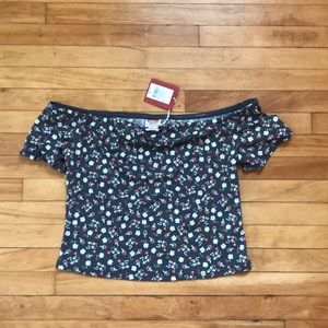 Floral crop top